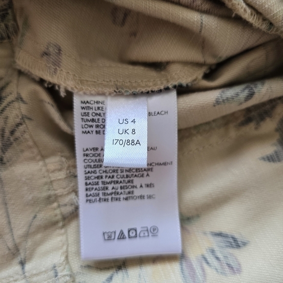 Anthropologie Violet Ruffled Utility Jumpsuit, Size 4 - Picture 14 of 15